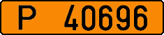 License plate Belarus, Foreign citizens and enterprises