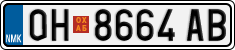 License plate of North Macedonia, Regular plates (2012)