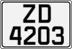 License plate of Norway, Trailers, motorcycles, special vehicles