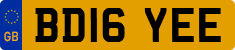 License plate of the United Kingdom, 2001 year system