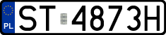 License plates of Poland, Regular car plates