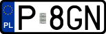 License plates of Poland, Regular car plates