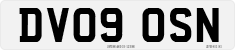 License plate of the United Kingdom, 2001 year system