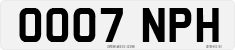 License plate of the United Kingdom, 2001 year system