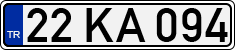 License plate of Turkey, Regular plates