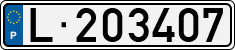 License plate of Portugal, Trailers