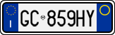 License plate of Italy, Cars (1994 year series)