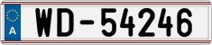 License plate of Austria, Diplomatic