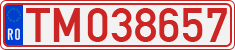 License plate of Romania, Provisional