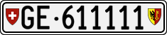 License plate of Switzerland, Cars