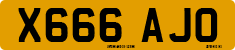 License plate of the United Kingdom, 1983 year system
