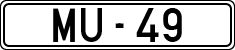 License plates of Spain, 1900 year series
