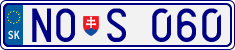 License plate of Slovakia, Sportcars