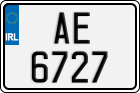 License plate of Ireland, Trailers
