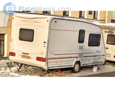 LT12 YVH, Sterling Caravans Eccles