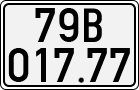 License plate of Vietnam, Cars