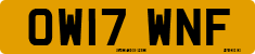 License plate of the United Kingdom, 2001 year system