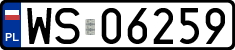License plates of Poland, Regular car plates