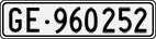 License plate of Switzerland, Cars