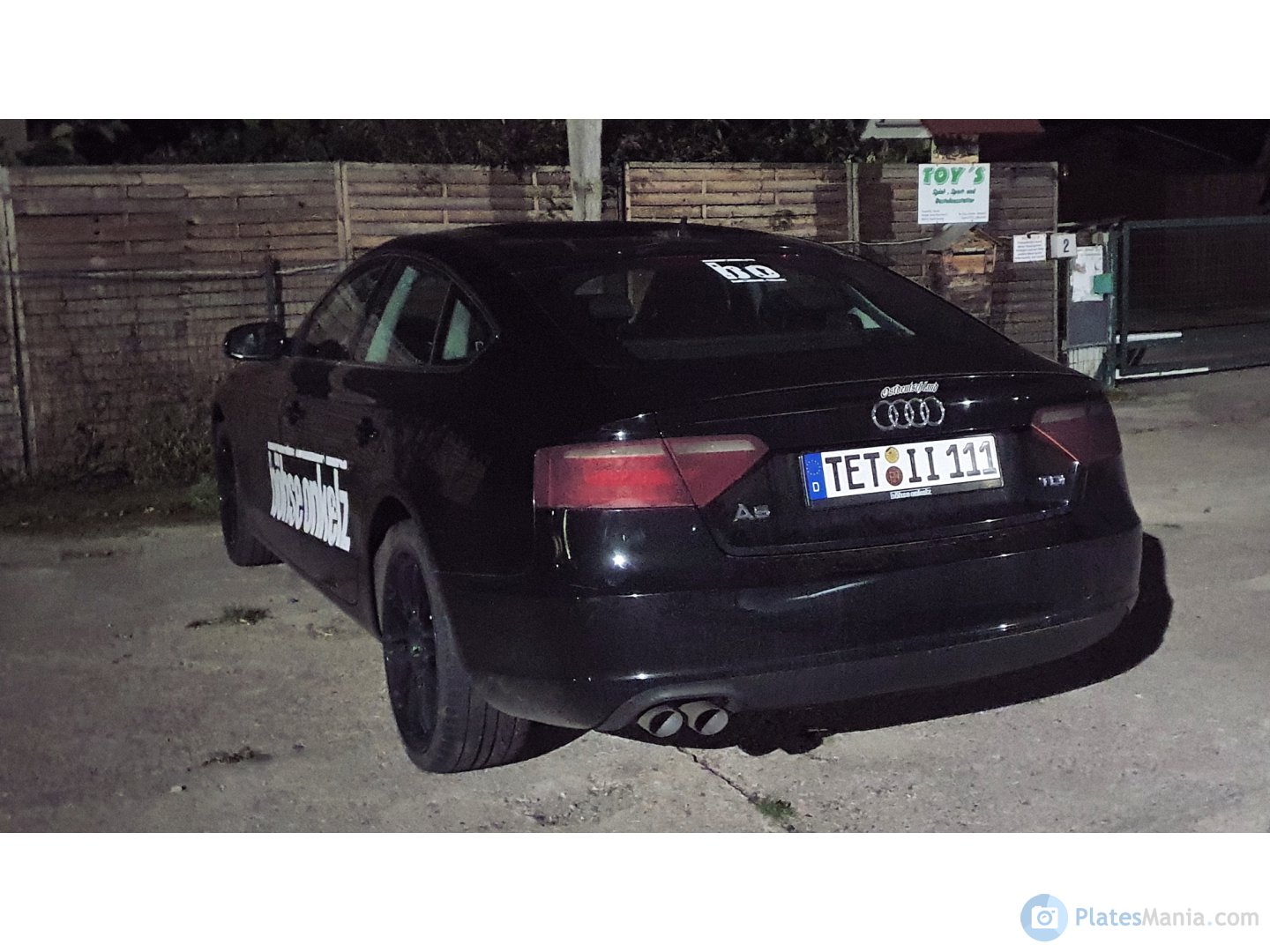 TET II 111, Audi A5 1st gen Sportback (B8/8TA), facelift, 2011–2016