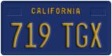 California, Passenger (123 ABC)