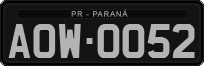 License plate of Brazil, Oldtimers (1990)