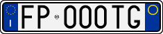License plate of Italy, Cars (1994 year series)
