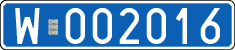 License plates of Poland, Diplomatic