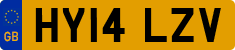 License plate of the United Kingdom, 2001 year system