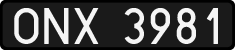 License plates of Poland, 1976 year system