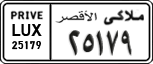 License plate of Egypt, Cars (1999)