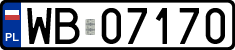 License plates of Poland, Regular car plates