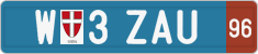 License plate of Austria, Provisional