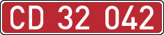 License plates of Spain, Diplomatic