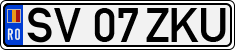 License plate of Romania, Regular plates