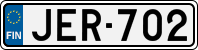 License plate of Finland, Cars