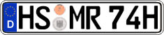 German license plate, Plates for oldtimers (type 