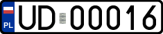 License plates of Poland, Military