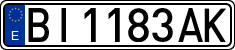 License plates of Spain, 1971 year series