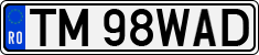 License plate of Romania, Regular plates
