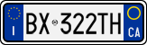 License plate of Italy, Cars (1994 year series)