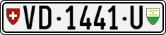 License plate of Switzerland, Dealer (with 