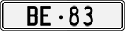 License plate of Switzerland, Cars