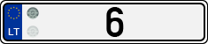 License plate of Lithuania, Vanity Plates