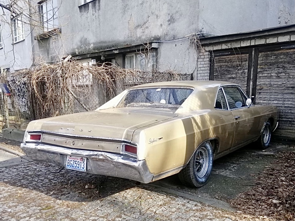BGZ5913, Buick Skylark 2nd gen 1966 Coupé (44307/44607; A-body), 2nd facelift, 1965–1966