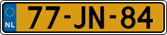 License plate of the Netherlands, Cars