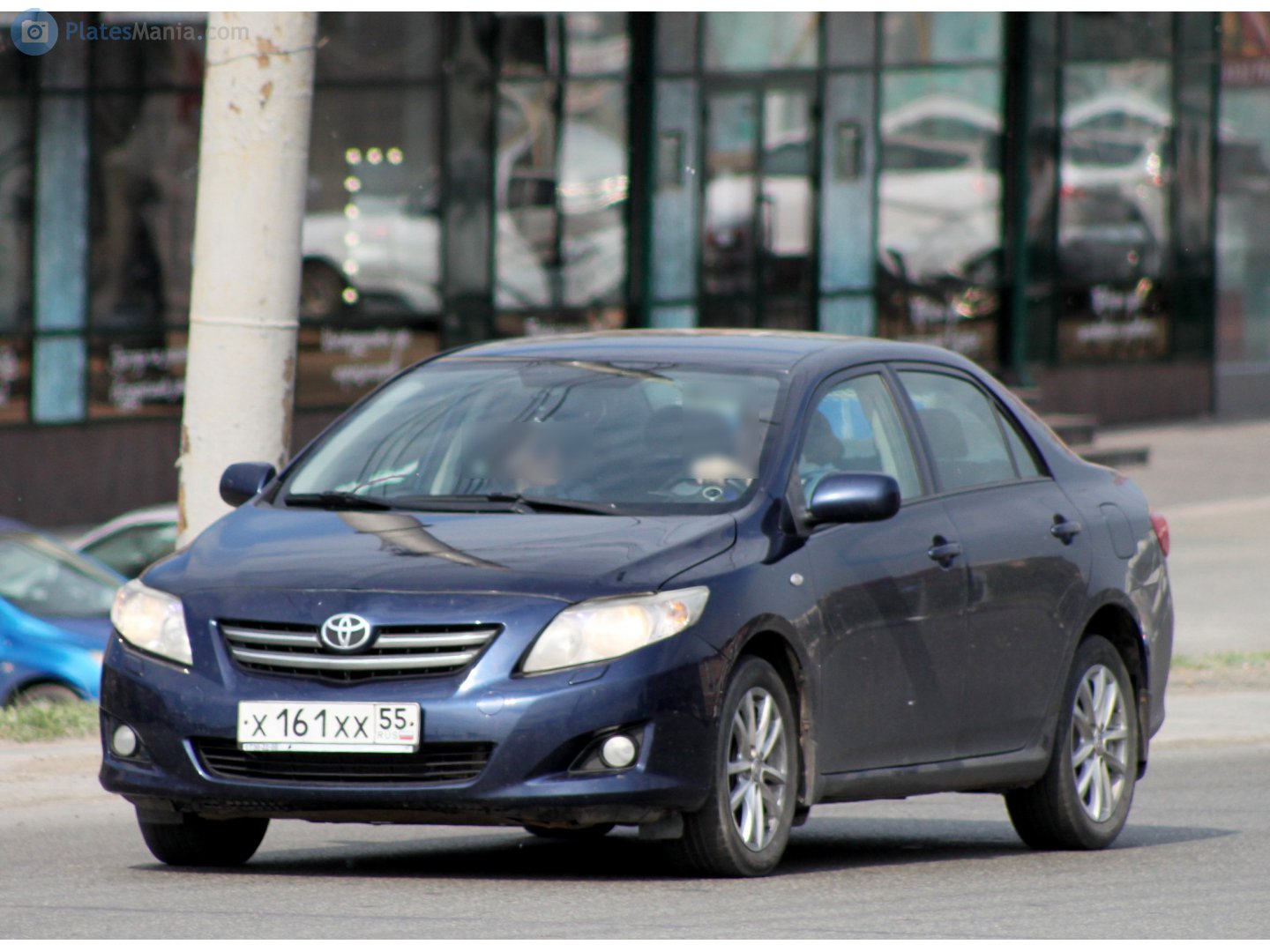 х 161 хх 55, Toyota Corolla 10th gen (Altis) Sedan (E140/E150), 2006–2013 (–2020 for ZA-market)