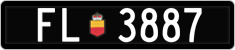 License plate of Liechtenstein, Cars