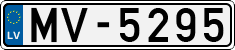 License plate of Latvia, Regular car plates