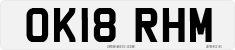 License plate of the United Kingdom, 2001 year system